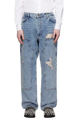 Moschino Blue Bleached Jeans