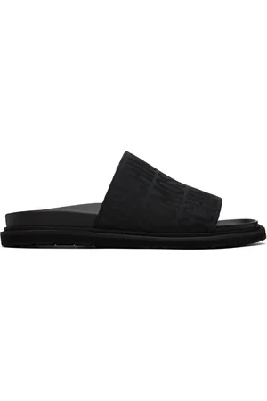 Moschino Black Logo Slides