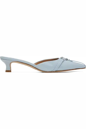 Aeyde Blue Iita Heels