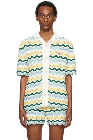 Casablanca Multicolor Wavy Bouclé Shirt