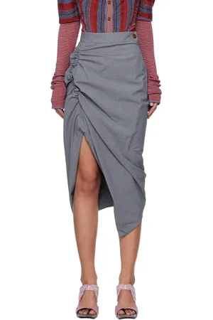 Vivienne Westwood Gray Panther Midi Skirt