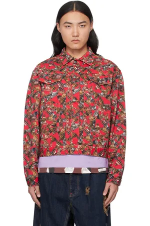 Vivienne Westwood Red Marlene Denim Jacket