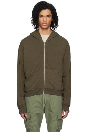 JOHN ELLIOTT Brown Vintage Melange Hoodie