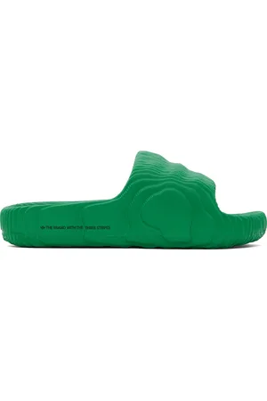 adidas Green Adilette 22 Slides
