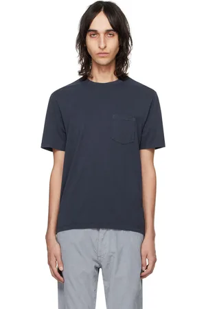 OFFICINE GENERALE Navy Pocket T-Shirt