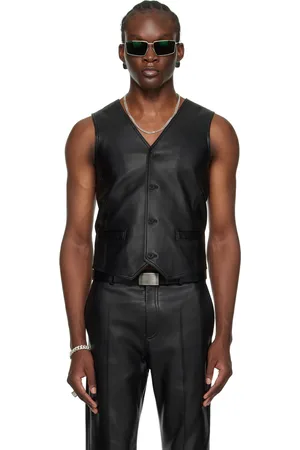 LU’U DAN SSENSE Exclusive Tailored Leather Vest