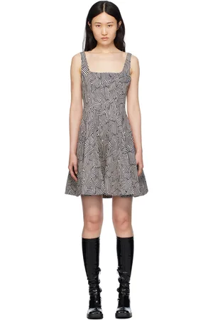Staud Navy Wells Minidress