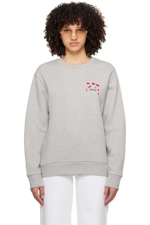 A.P.C. Gray Hearts Sweatshirt