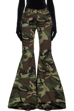 Vetements Green Flared Trousers