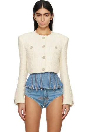 GCDS Off-White Cropped Jacket