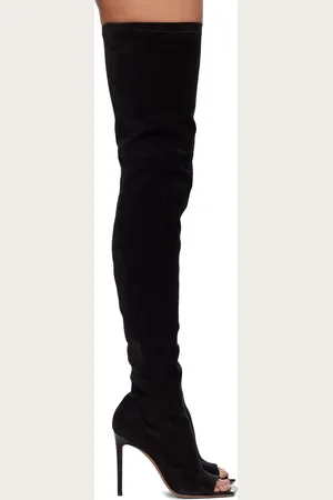 PARIS TEXAS Black Amanda Tall Boots
