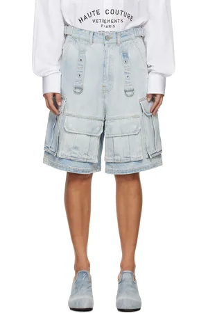 Vetements Multipocket Denim Shorts