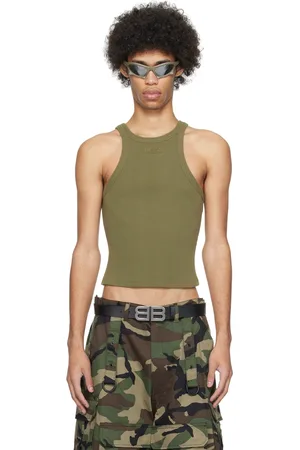 Vetements Embroidered Tank Top