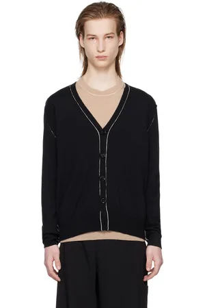 Maison Margiela Black Inverted Seams Cardigan