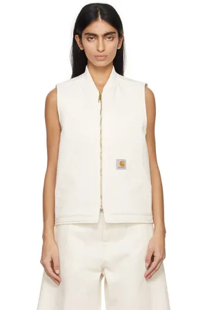 Carhartt White Insulated Vest