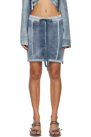 KNWLS Blue Enyo Miniskirt