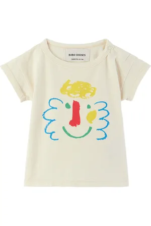 Bobo Choses funny insects-print organic cotton T-shirt - White