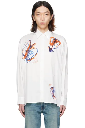 Etudes White Illusion Parade Shirt