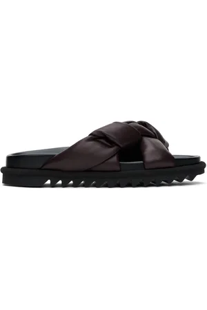 DRIES VAN NOTEN Brown Padded Sandals