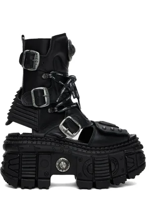 Vetements New Rock Edition Leather Boots