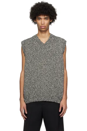 Rohe Black & White V-Neck Vest