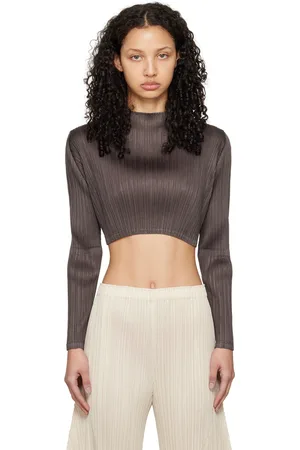 PLEATS PLEASE ISSEY MIYAKE Gray Monthly Colors January Turtleneck
