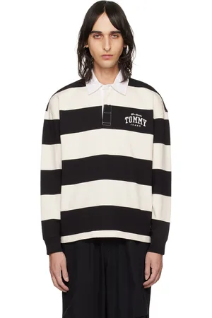 Tommy Hilfiger White Varsity Rugby Polo