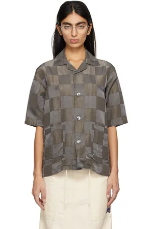 Pins & Needles Gray Cabana Shirt