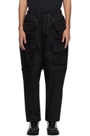 SOUTH2 WEST8 Black Multi-Pocket Cargo Pants