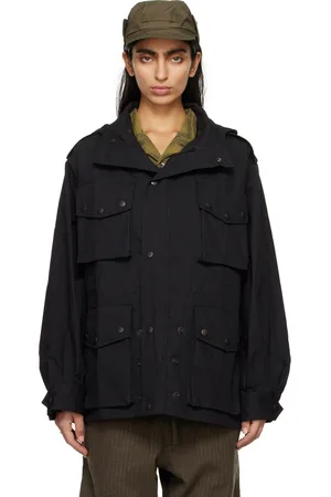 Pins & Needles Black Field Coat