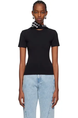 Y / PROJECT Black Triple Collar T-Shirt