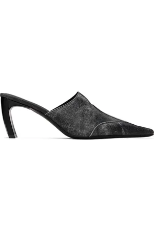 KNWLS SSENSE Exclusive Black Serpent Mules