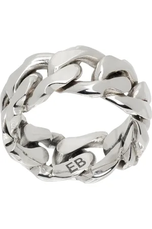 EMANUELE BICOCCHI Silver Large Chain Ring