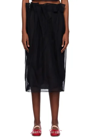 Simone Rocha Pleated Midi Skirt