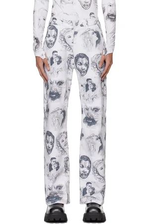 Maisie Wilen White Nebula Trousers
