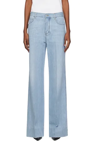 Bottega Veneta Blue Wide-Leg Jeans