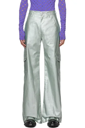 Maisie Wilen Silver Argon Cargo Pants