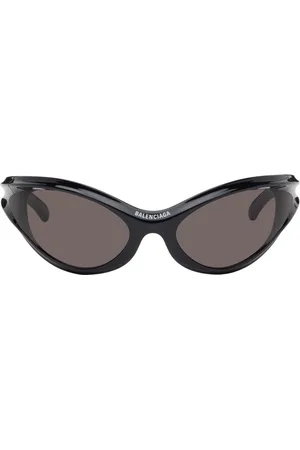 Balenciaga Black Dynamo Round Sunglasses