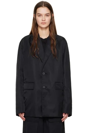 WOOYOUNGMI Black Single-Breasted Blazer