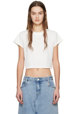 WOOYOUNGMI White Cropped T-Shirt