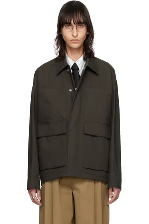 Bottega Veneta Brown Bicolor Jacket