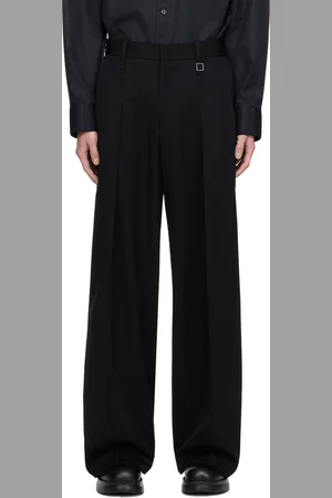 WOOYOUNGMI Black Wide Trousers