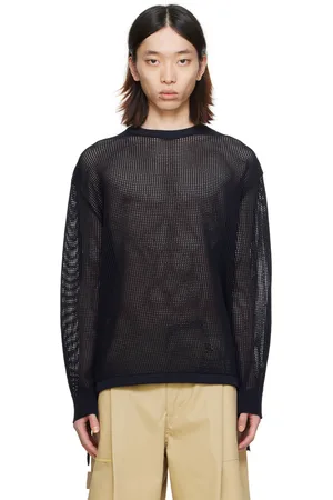WOOYOUNGMI Navy Drawstring Sweater