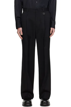 WOOYOUNGMI Black Straight Trousers
