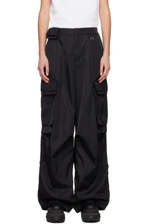 WOOYOUNGMI Black Hardware Cargo Pants