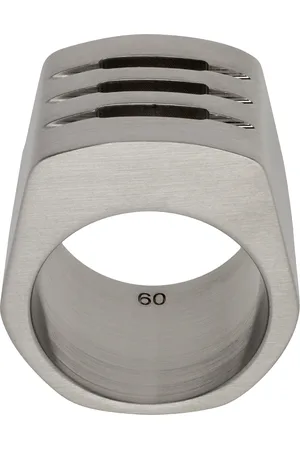 Rick Owens Silver Grill Thumb Ring