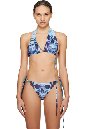 OTTOLINGER Blue Belt Bikini Top