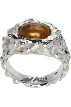 FARIS Silver Roca Eye Ring