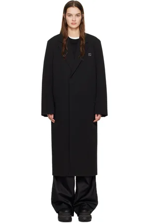 WOOYOUNGMI Black Single-Breasted Coat