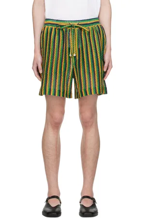 HARAGO Multicolor Striped Shorts